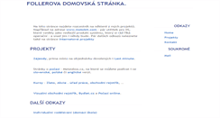 Desktop Screenshot of foller.cz